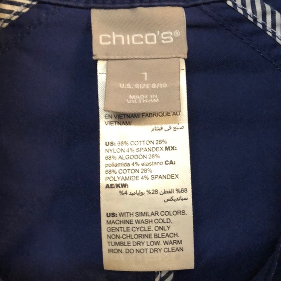Chico’s Light Weight Jacket / Size 1 - Picture 2 of 4